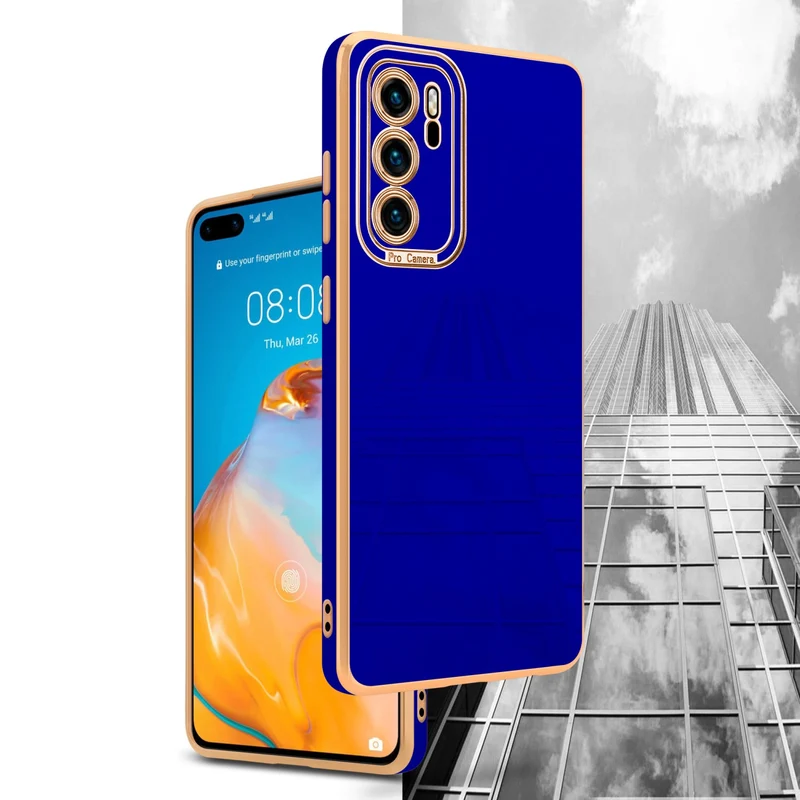 Cadorabo Hülle kompatibel mit Huawei P40 TPU Silikon Case Cover