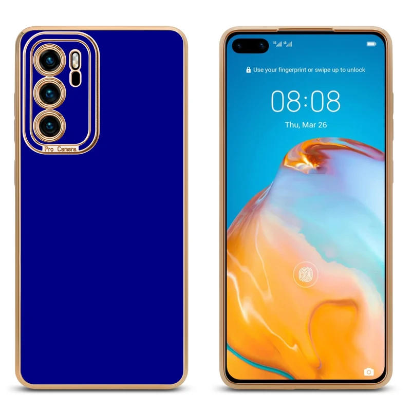 Cadorabo Hülle kompatibel mit Huawei P40 TPU Silikon Case Cover