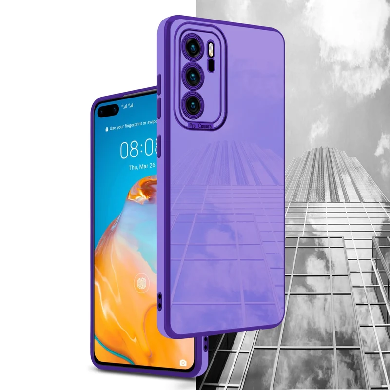 Cadorabo Hülle kompatibel mit Huawei P40 TPU Silikon Case Cover