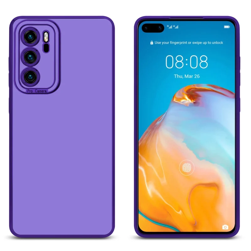 Cadorabo Hülle kompatibel mit Huawei P40 TPU Silikon Case Cover