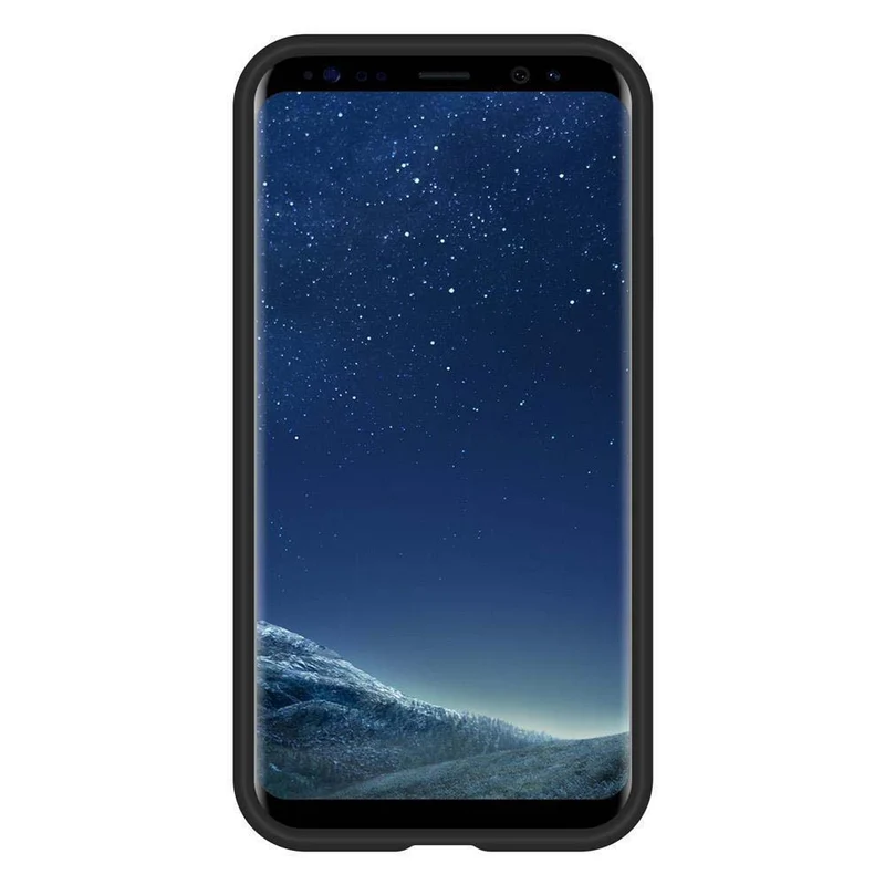Cadorabo Hülle kompatibel mit Samsung Galaxy S8 Outdoor Hybrid Schutzhülle mit extra Grip Anti Rutsch Oberfläche im Triangle Design aus Silikon und Kunststoff