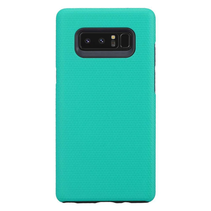 Cadorabo Hülle kompatibel mit Samsung Galaxy NOTE 8 Outdoor Hybrid Schutzhülle mit extra Grip Anti Rutsch Oberfläche im Triangle Design aus Silikon und Kunststoff