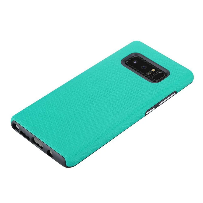 Cadorabo Hülle kompatibel mit Samsung Galaxy NOTE 8 Outdoor Hybrid Schutzhülle mit extra Grip Anti Rutsch Oberfläche im Triangle Design aus Silikon und Kunststoff