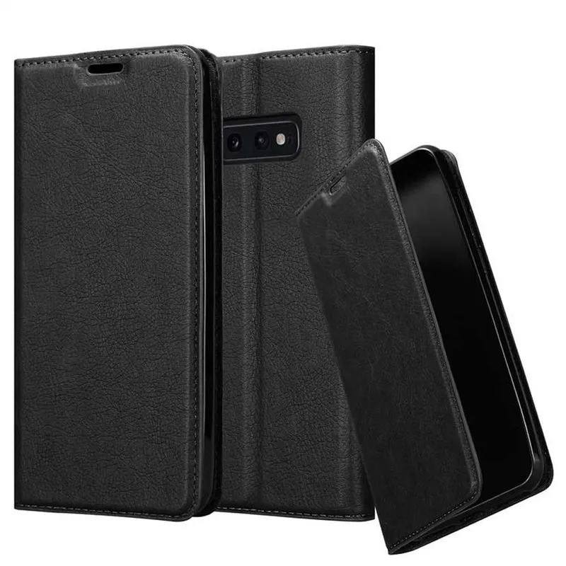Cadorabo Hülle kompatibel mit Samsung Galaxy S10e Schutzhülle mit Magnetverschluss, Standfunktion und Kartenfach