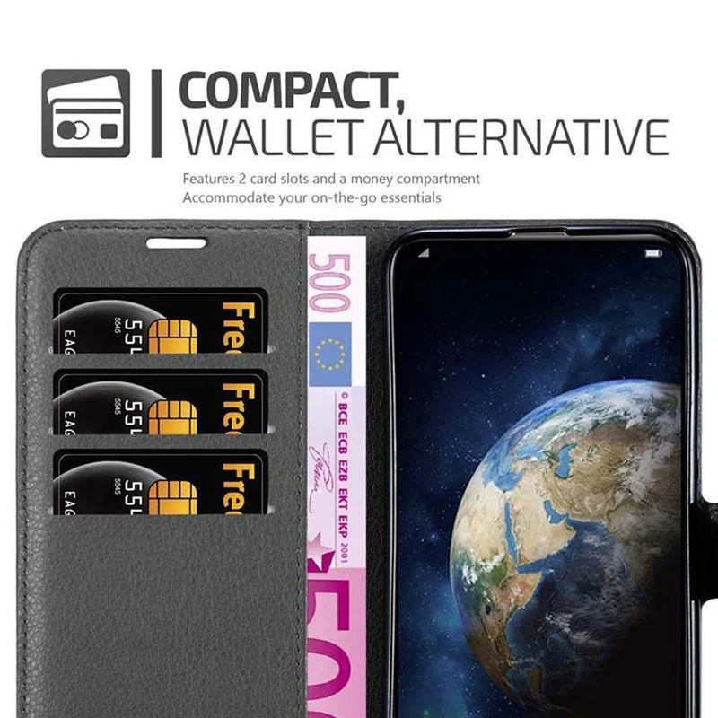 Cadorabo Hülle kompatibel mit Honor MAGIC 2 Schutzhülle mit Magnetverschluss, Standfunktion und Kartenfach