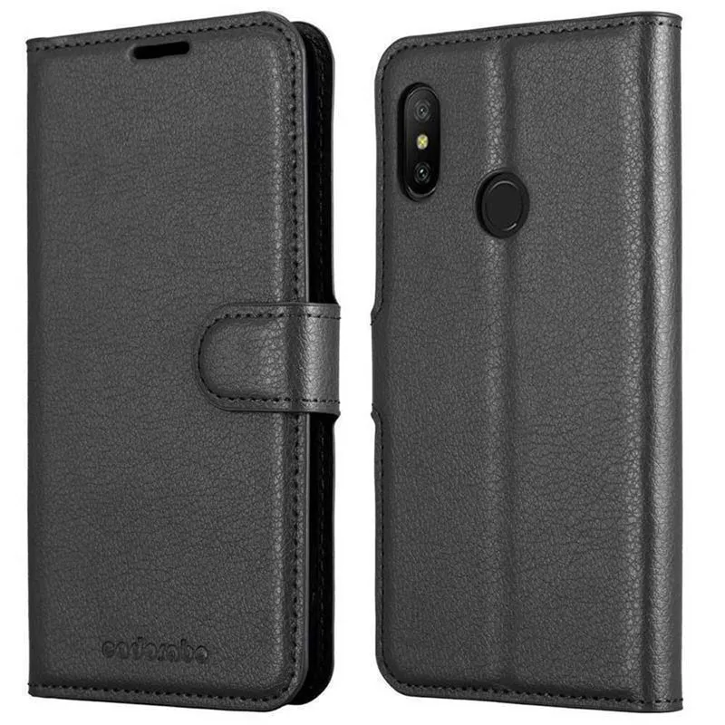 Cadorabo Hülle kompatibel mit Xiaomi Mi A2 LITE / RedMi 6 PRO Schutzhülle mit Magnetverschluss, Standfunktion und Kartenfach