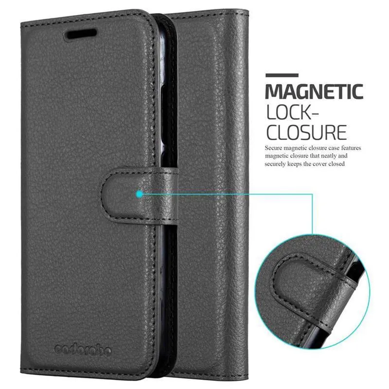 Cadorabo Hülle kompatibel mit Xiaomi RedMi 6 Schutzhülle mit Magnetverschluss, Standfunktion und Kartenfach