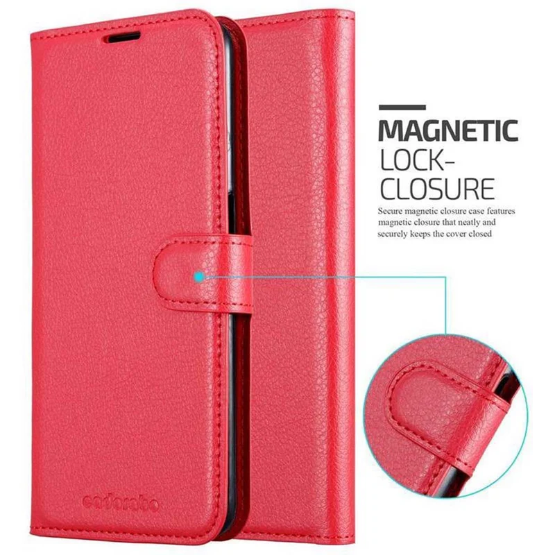 Cadorabo Hülle kompatibel mit Oppo R17 PRO Schutzhülle mit Magnetverschluss, Standfunktion und Kartenfach