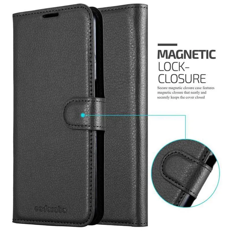 Cadorabo Hülle kompatibel mit Oppo R17 PRO Schutzhülle mit Magnetverschluss, Standfunktion und Kartenfach