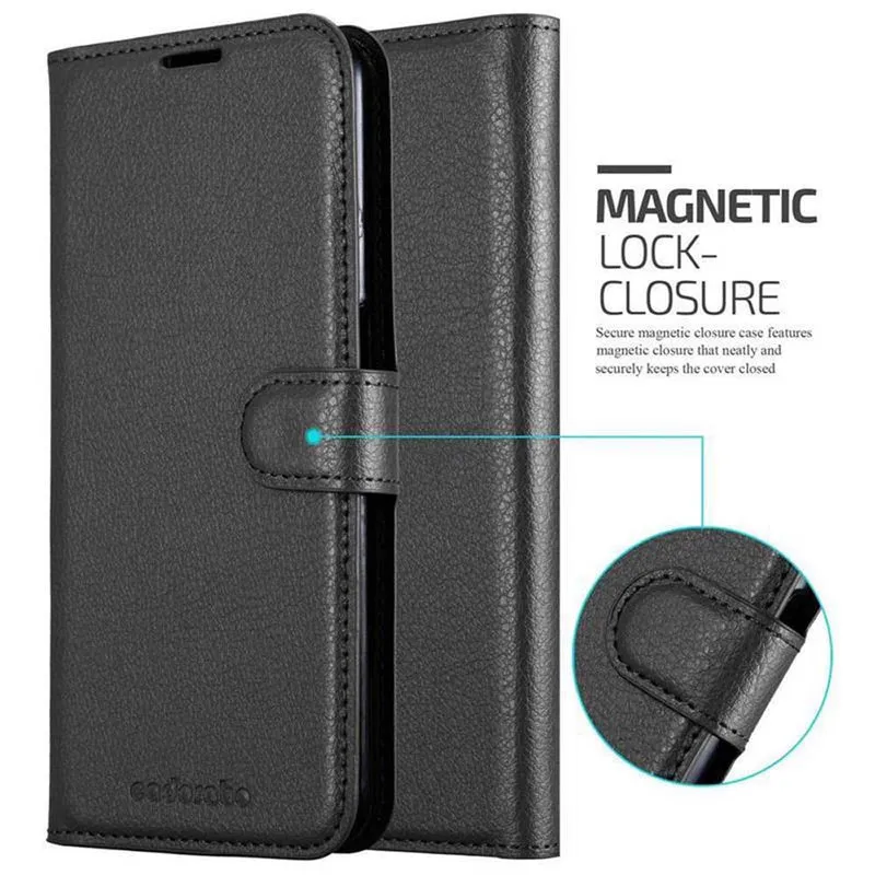Cadorabo Hülle kompatibel mit Oppo R17 PRO Schutzhülle mit Magnetverschluss, Standfunktion und Kartenfach