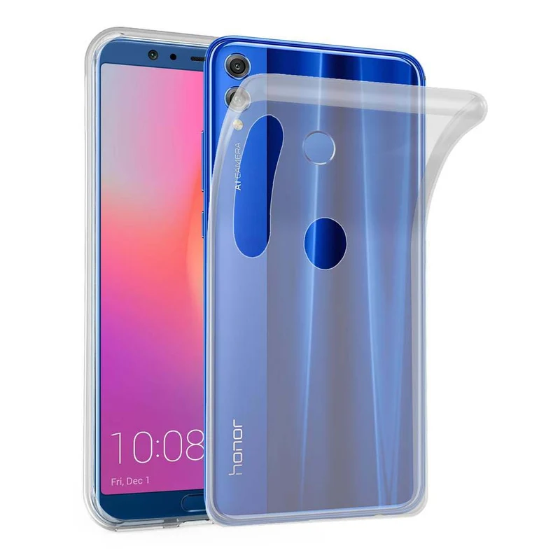 Cadorabo Hülle kompatibel mit Honor 10 LITE / Huawei P SMART 2019 Schutzhülle aus flexiblem TPU Silikon