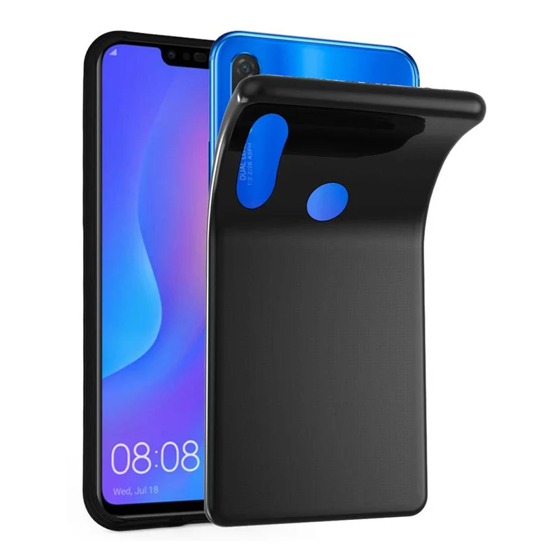 Cadorabo Hülle kompatibel mit Huawei P SMART PLUS 2019 Schutzhülle aus flexiblem TPU Silikon
