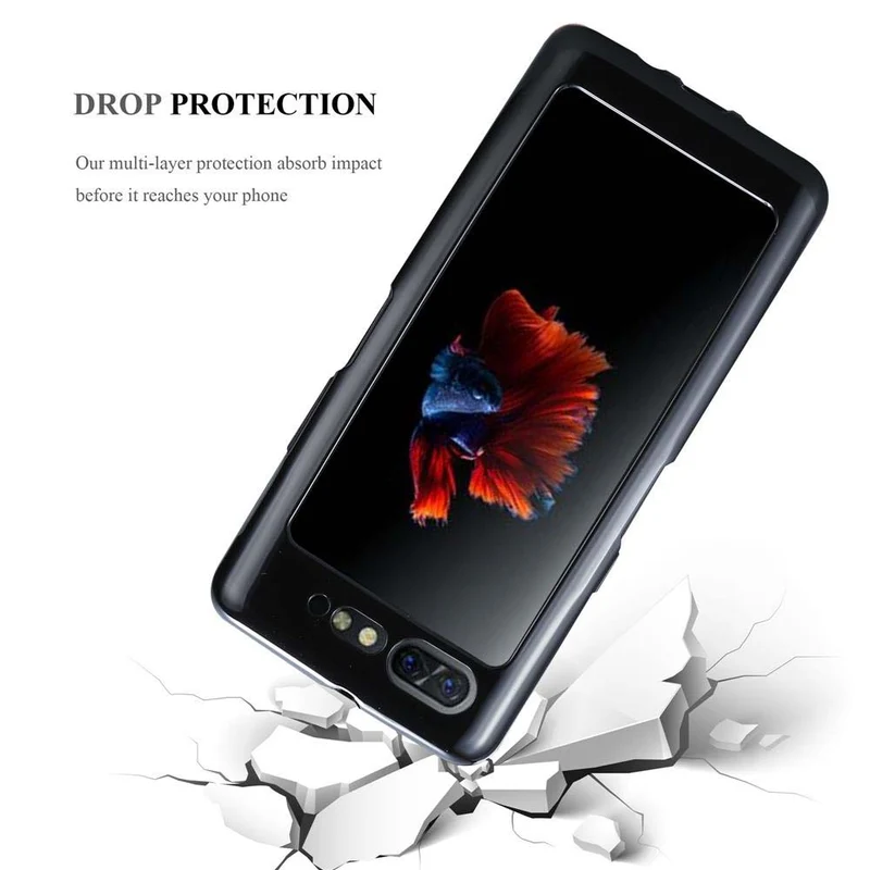 Cadorabo Hülle kompatibel mit ZTE Nubia X Schutzhülle aus flexiblem TPU Silikon