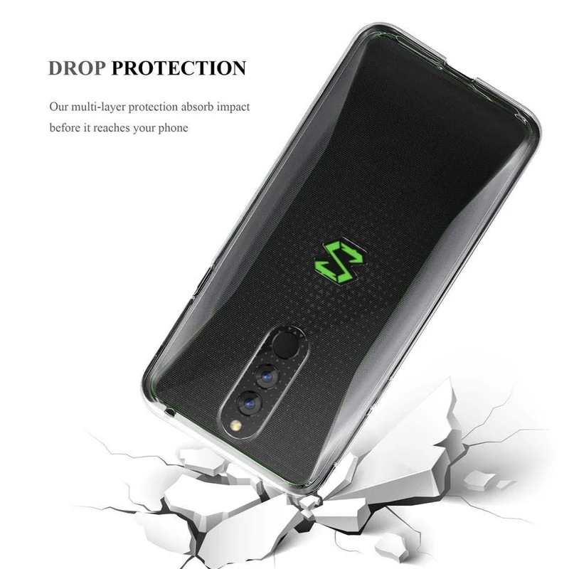 Cadorabo Hülle kompatibel mit Xiaomi BLACK SHARK 2 Schutzhülle aus flexiblem TPU Silikon