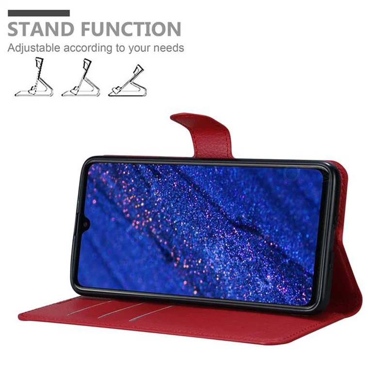 Cadorabo Hülle kompatibel mit Huawei MATE 20 Schutzhülle mit Magnetverschluss, Standfunktion und Kartenfach