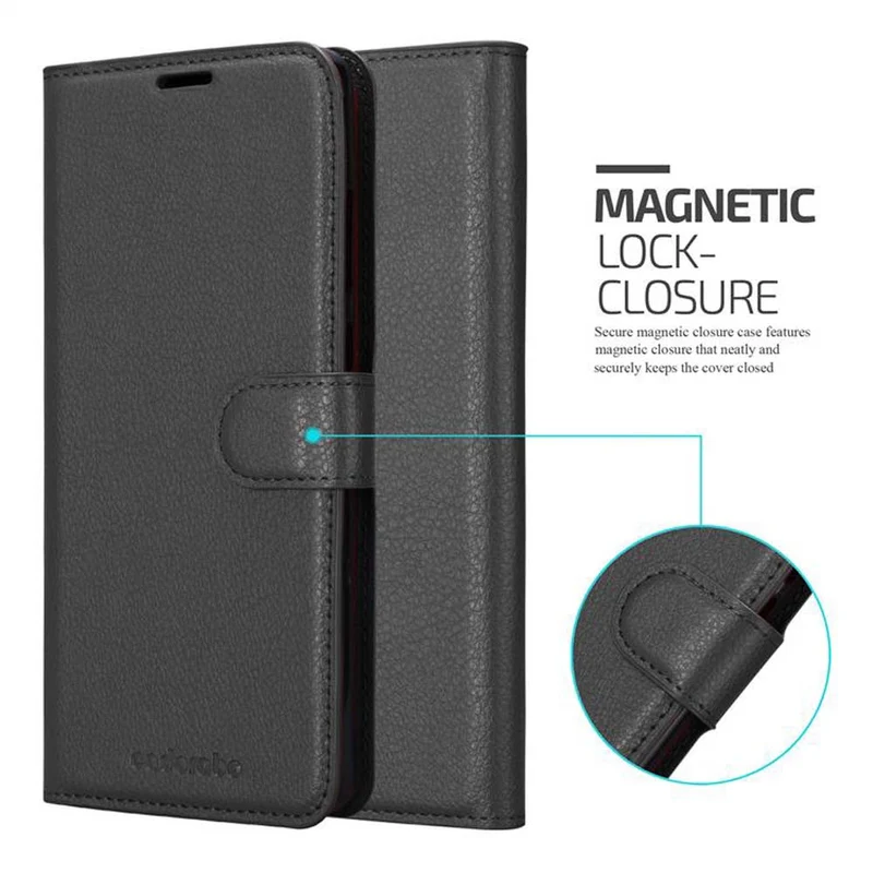 Cadorabo Hülle kompatibel mit Huawei MATE 20 Schutzhülle mit Magnetverschluss, Standfunktion und Kartenfach