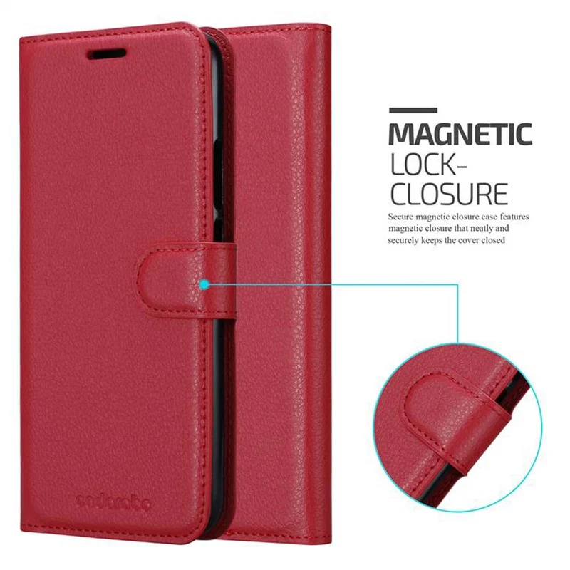 Cadorabo Hülle kompatibel mit Huawei MATE 20 LITE Schutzhülle mit Magnetverschluss, Standfunktion und Kartenfach