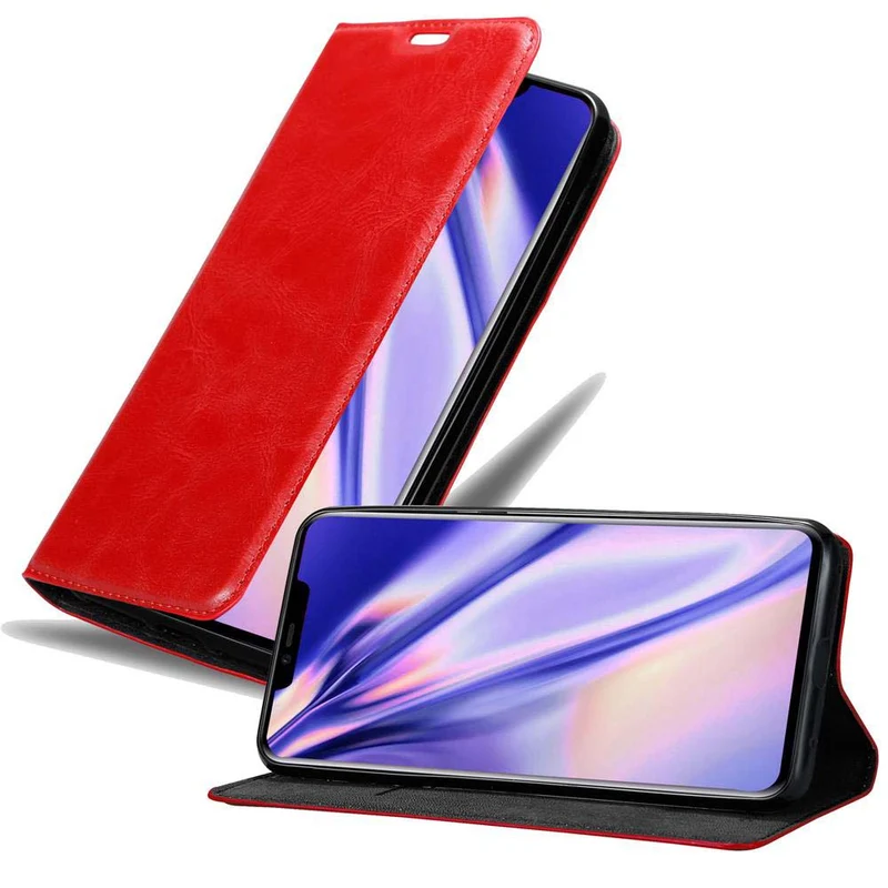 Cadorabo Hülle kompatibel mit Huawei MATE 20 PRO Schutzhülle mit Magnetverschluss, Standfunktion und Kartenfach