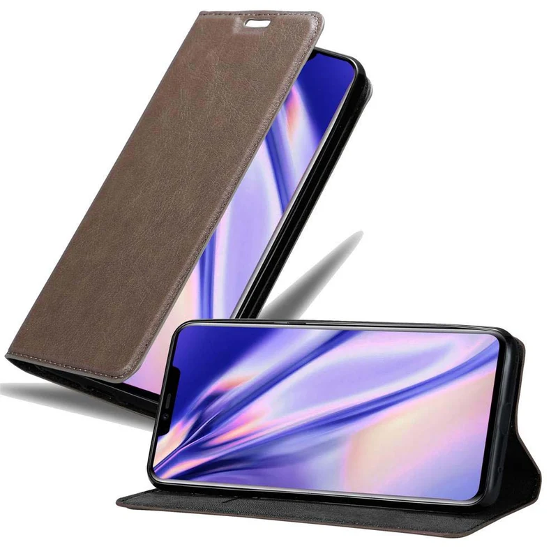 Cadorabo Hülle kompatibel mit Huawei MATE 20 PRO Schutzhülle mit Magnetverschluss, Standfunktion und Kartenfach