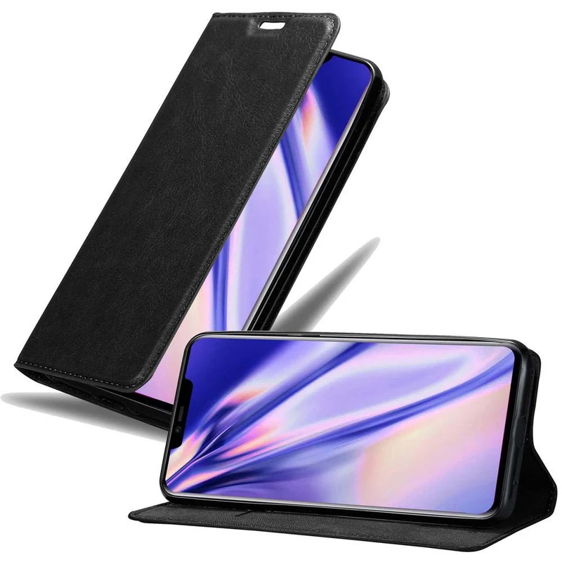 Cadorabo Hülle kompatibel mit Huawei MATE 20 PRO Schutzhülle mit Magnetverschluss, Standfunktion und Kartenfach