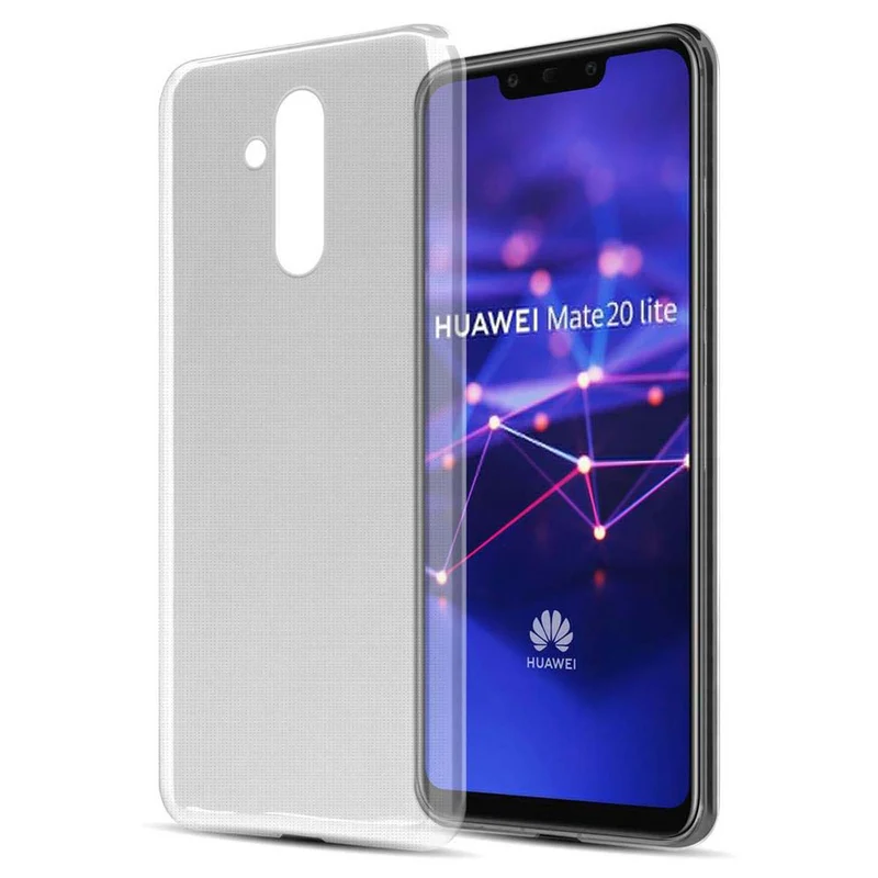 Cadorabo Hülle kompatibel mit Huawei MATE 20 LITE Schutzhülle aus flexiblem TPU Silikon