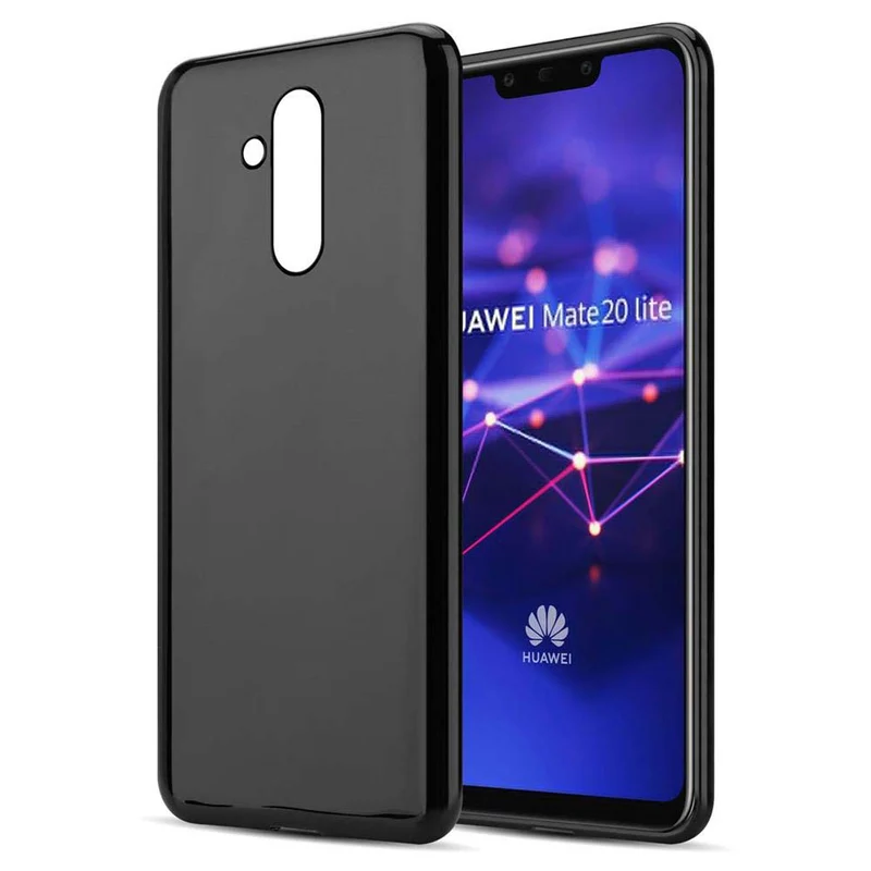Cadorabo Hülle kompatibel mit Huawei MATE 20 LITE Schutzhülle aus flexiblem TPU Silikon