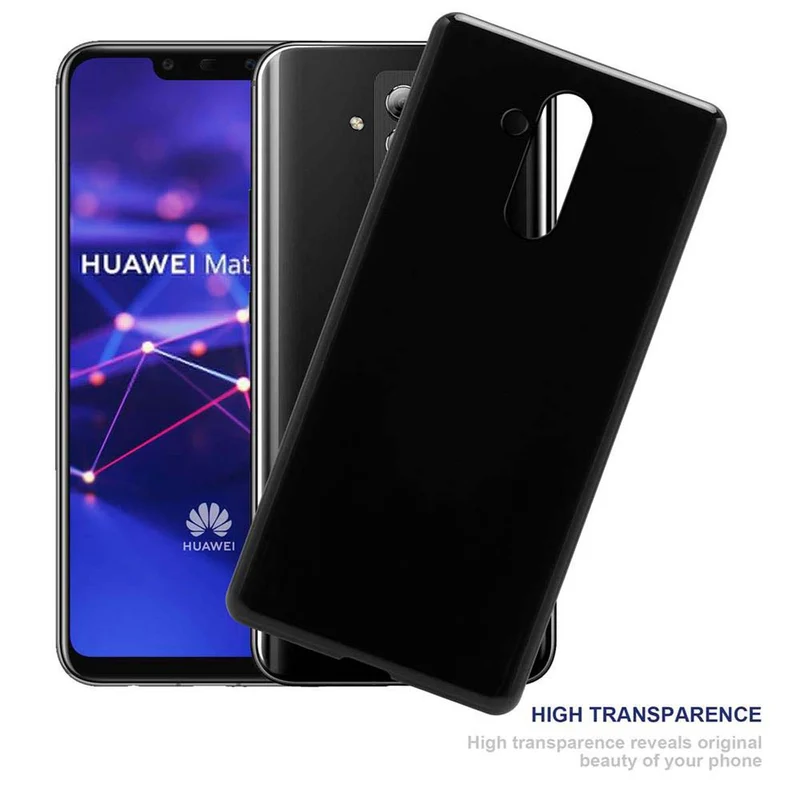 Cadorabo Hülle kompatibel mit Huawei MATE 20 LITE Schutzhülle aus flexiblem TPU Silikon