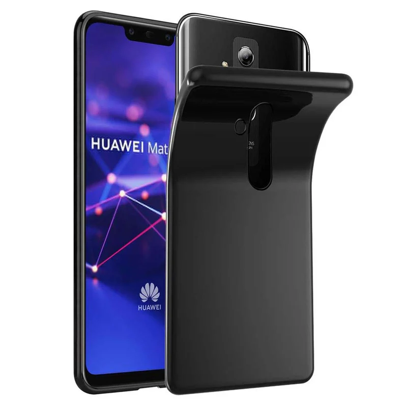 Cadorabo Hülle kompatibel mit Huawei MATE 20 LITE Schutzhülle aus flexiblem TPU Silikon