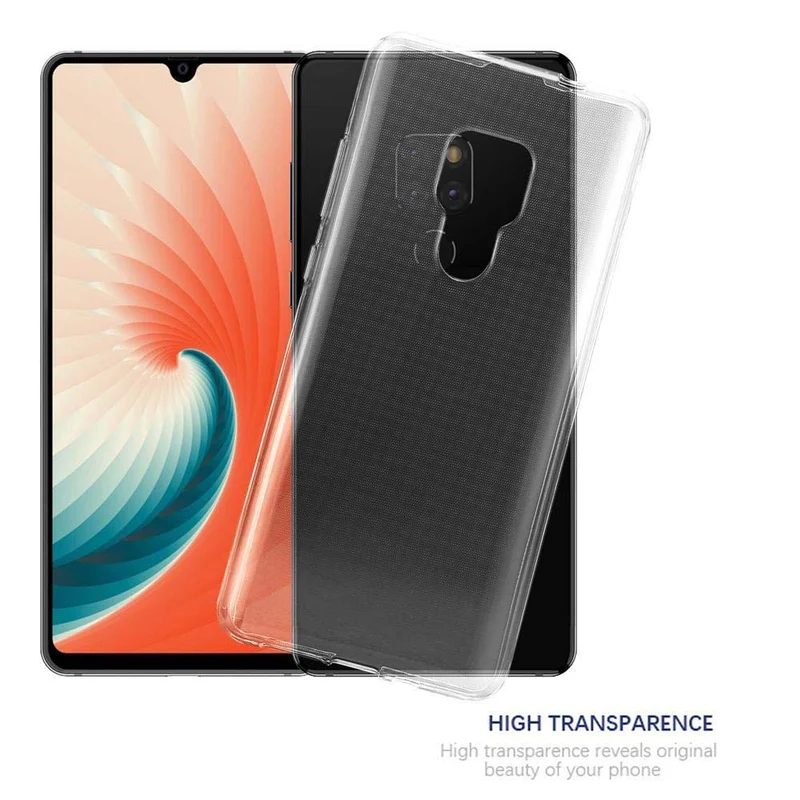 Cadorabo Hülle kompatibel mit Huawei MATE 20 Schutzhülle aus flexiblem TPU Silikon