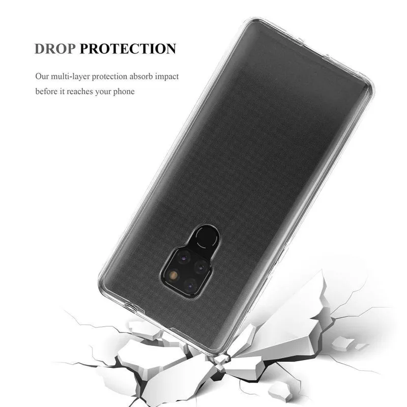 Cadorabo Hülle kompatibel mit Huawei MATE 20 Schutzhülle aus flexiblem TPU Silikon