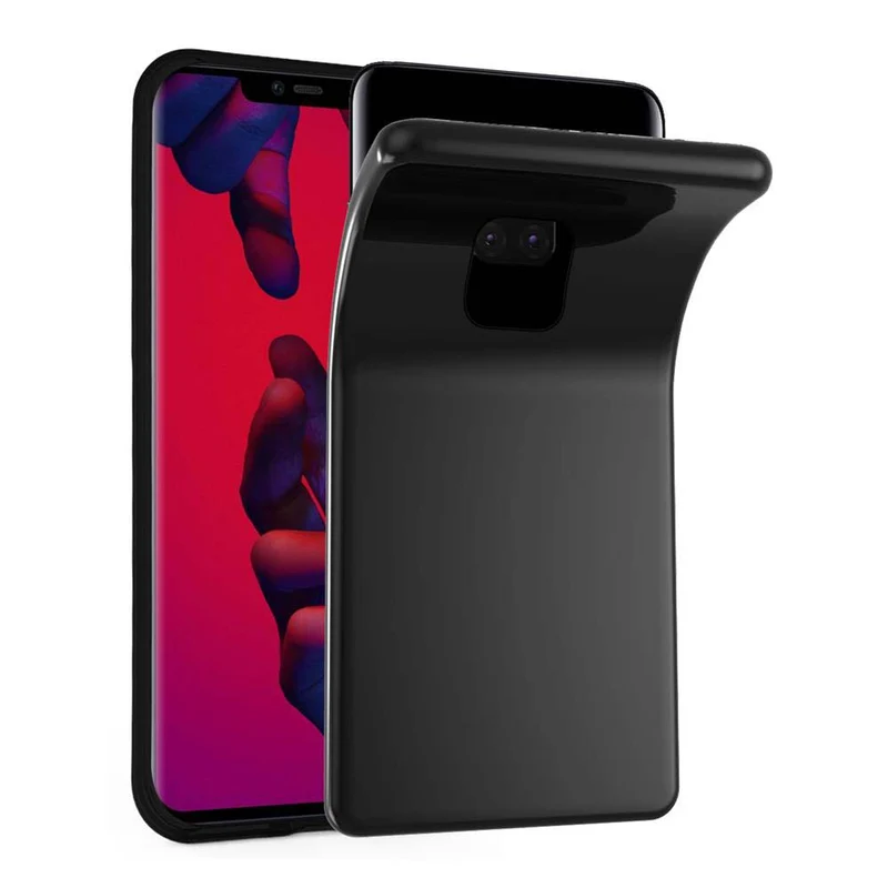 Cadorabo Hülle kompatibel mit Huawei MATE 20 PRO Schutzhülle aus flexiblem TPU Silikon