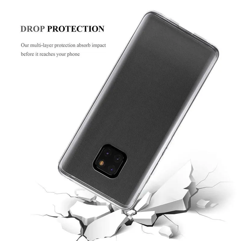 Cadorabo Hülle kompatibel mit Huawei MATE 20 PRO Schutzhülle aus flexiblem TPU Silikon