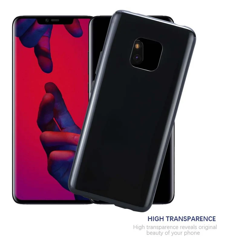 Cadorabo Hülle kompatibel mit Huawei MATE 20 PRO Schutzhülle aus flexiblem TPU Silikon