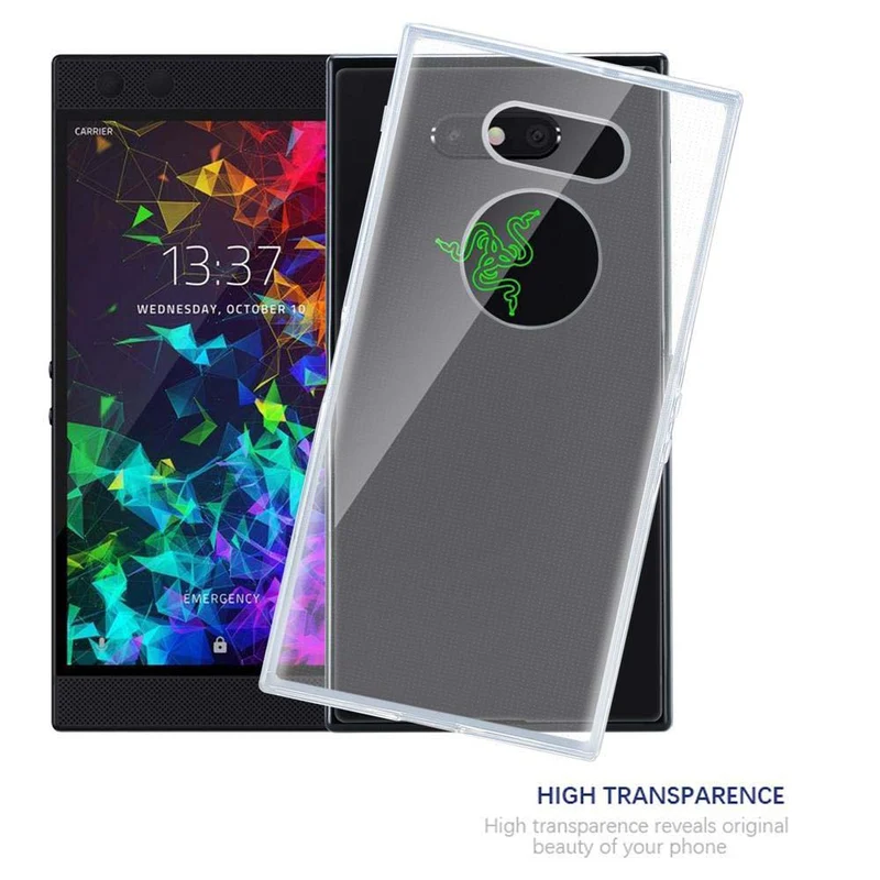 Cadorabo Hülle kompatibel mit Razer Phone 2 Schutzhülle aus flexiblem TPU Silikon