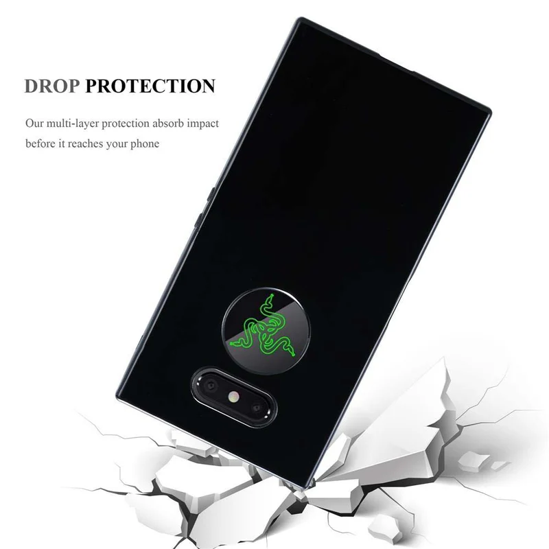 Cadorabo Hülle kompatibel mit Razer Phone 2 Schutzhülle aus flexiblem TPU Silikon