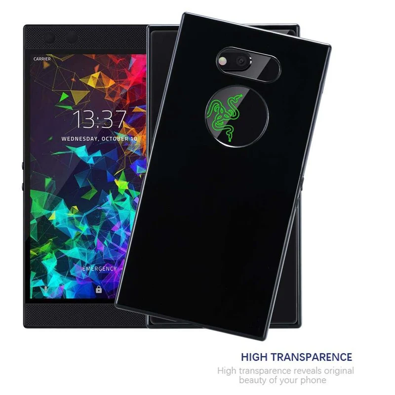 Cadorabo Hülle kompatibel mit Razer Phone 2 Schutzhülle aus flexiblem TPU Silikon