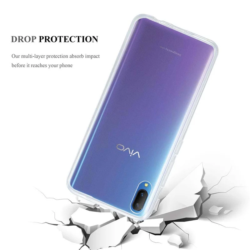 Cadorabo Hülle kompatibel mit Vivo V11 / V11 PRO Schutzhülle aus flexiblem TPU Silikon