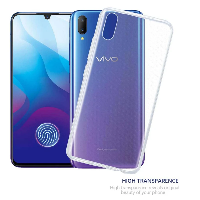 Cadorabo Hülle kompatibel mit Vivo V11 / V11 PRO Schutzhülle aus flexiblem TPU Silikon