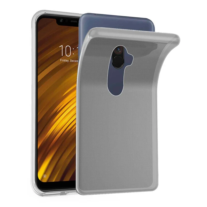 Cadorabo Hülle kompatibel mit Xiaomi Pocophone F1 Schutzhülle aus flexiblem TPU Silikon