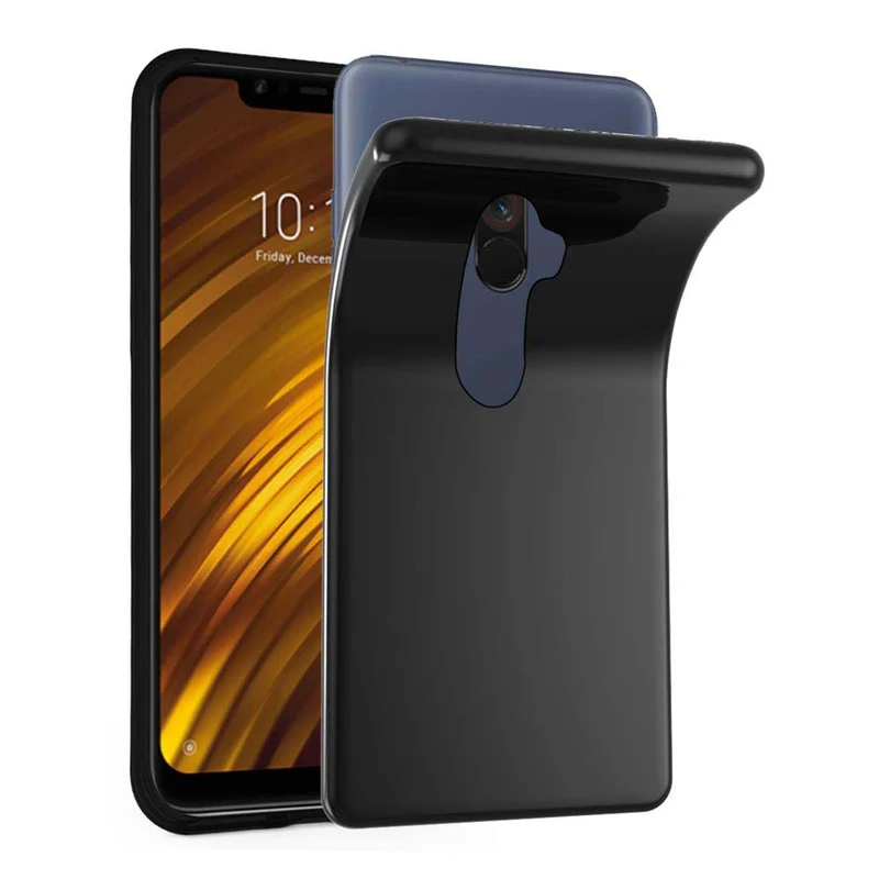 Cadorabo Hülle kompatibel mit Xiaomi Pocophone F1 Schutzhülle aus flexiblem TPU Silikon