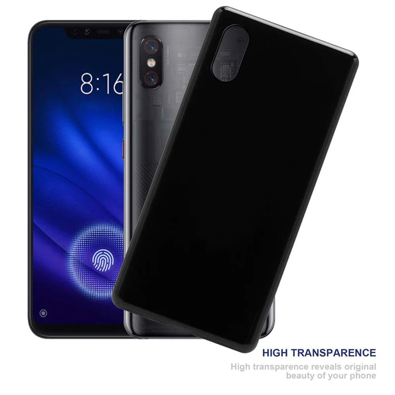 Cadorabo Hülle kompatibel mit Xiaomi Mi 8 PRO Schutzhülle aus flexiblem TPU Silikon
