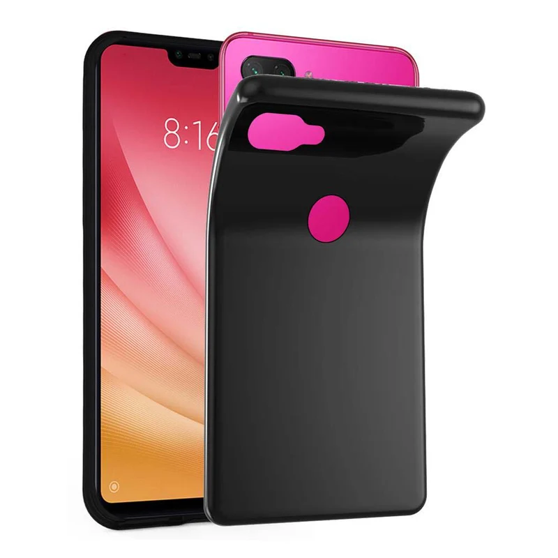 Cadorabo Hülle kompatibel mit Xiaomi Mi 8 LITE Schutzhülle aus flexiblem TPU Silikon
