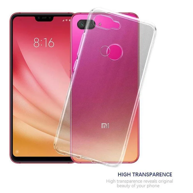 Cadorabo Hülle kompatibel mit Xiaomi Mi 8 LITE Schutzhülle aus flexiblem TPU Silikon