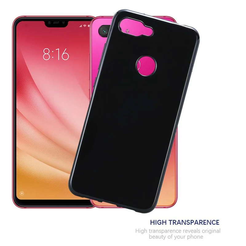Cadorabo Hülle kompatibel mit Xiaomi Mi 8 LITE Schutzhülle aus flexiblem TPU Silikon