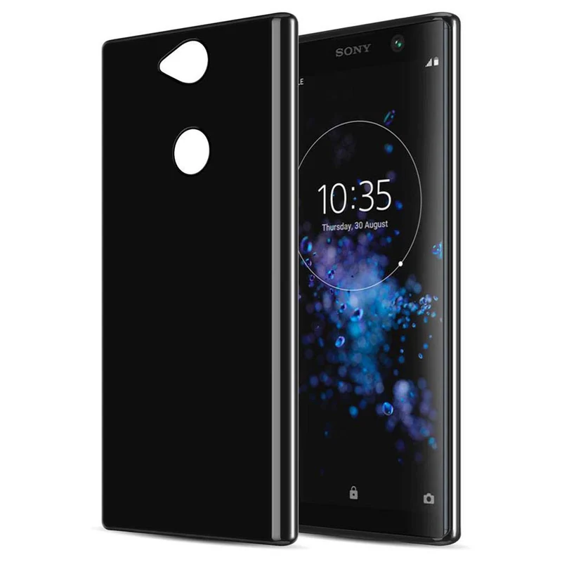 Cadorabo Hülle kompatibel mit Sony Xperia XA2 PLUS Schutzhülle aus flexiblem TPU Silikon