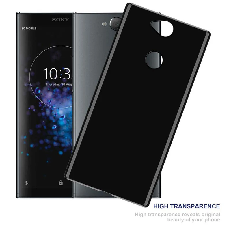 Cadorabo Hülle kompatibel mit Sony Xperia XA2 PLUS Schutzhülle aus flexiblem TPU Silikon