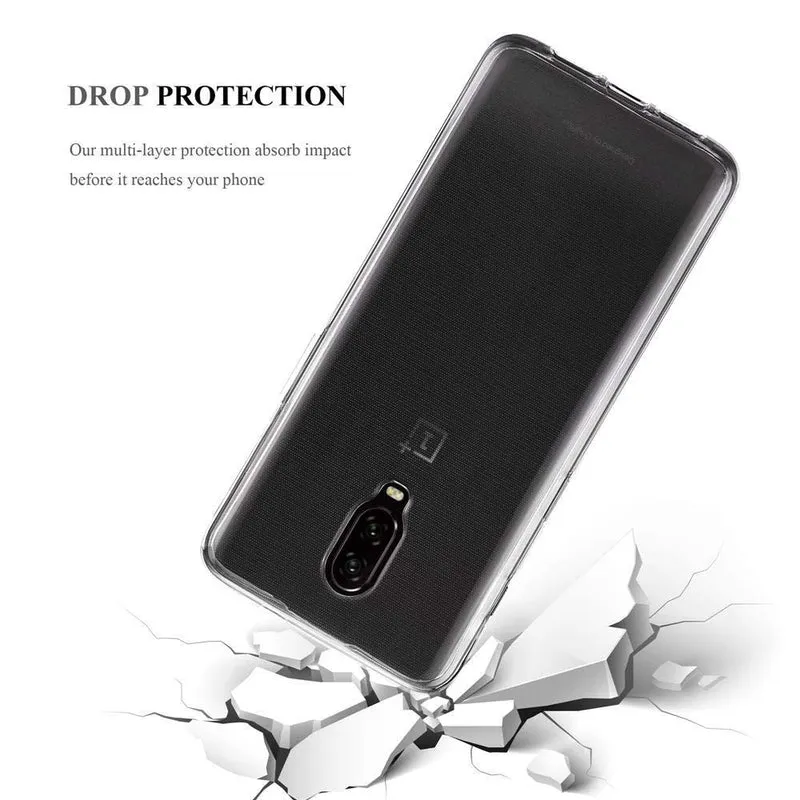 Cadorabo Hülle kompatibel mit OnePlus 6T Schutzhülle aus flexiblem TPU Silikon