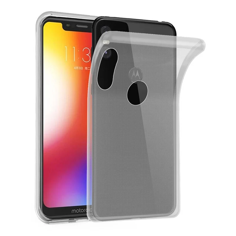 Cadorabo Hülle kompatibel mit Motorola ONE / P30 PLAY Schutzhülle aus flexiblem TPU Silikon