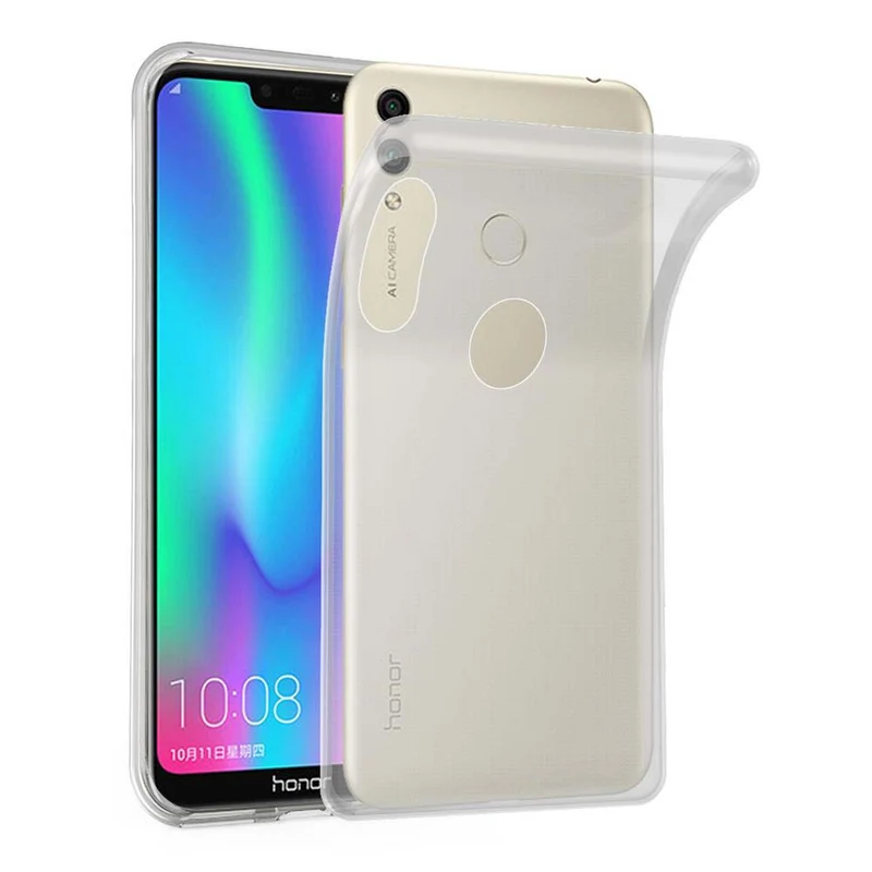 Cadorabo Hülle kompatibel mit Honor 8C Schutzhülle aus flexiblem TPU Silikon