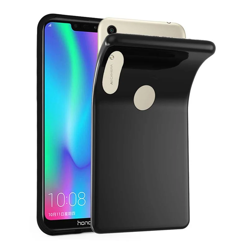 Cadorabo Hülle kompatibel mit Honor 8C Schutzhülle aus flexiblem TPU Silikon